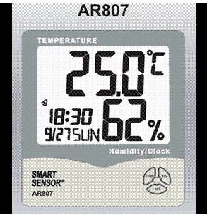 香港希玛数字温湿度计AR807